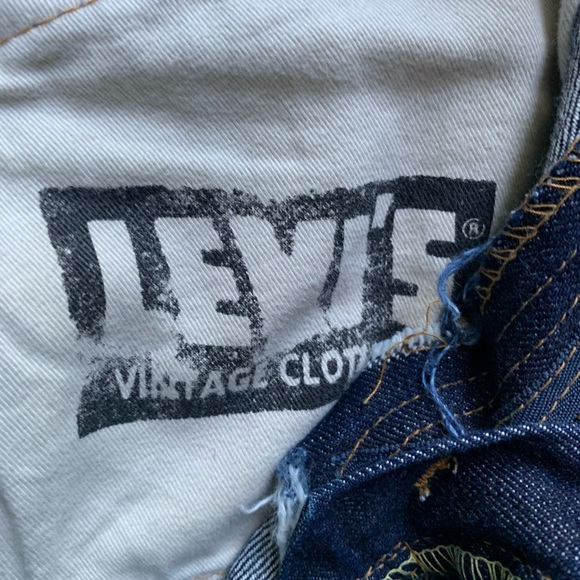 Men’s Levi’s LVC 505 - 0217 straight leg raw Selvedge Jeans Sz 32x32 - Picture 7 of 8